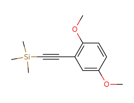 ((2,5-dimethoxyphenyl)ethynyl)trimethylsilane
