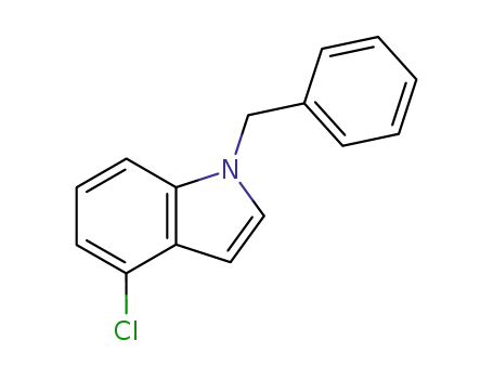Molecular Structure of 77801-60-6 (1-Benzyl-4-chloroindole)