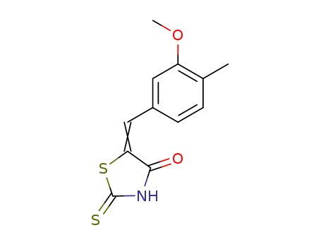 5-(3-methoxy-4-methyl-benzylidene)-2-thioxo-thiazolidin-4-one