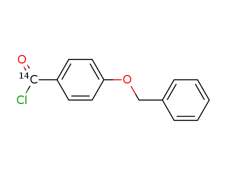 4-benzyloxy-(14)COCl-benzoyl chloride