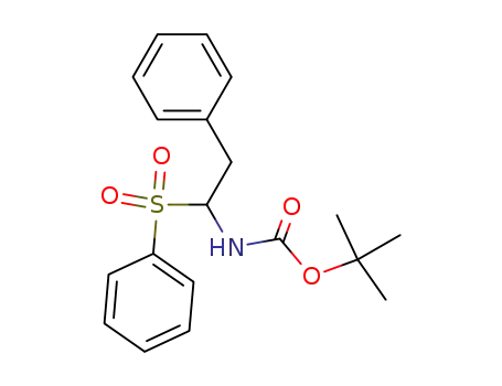 tert-butyl 2-phenyl-1-(phenylsulfonyl)ethylcarbamate