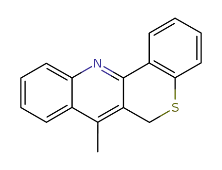 Molecular Structure of 1541-60-2 (7-methyl-6H-thiochromeno[4,3-b]quinoline)
