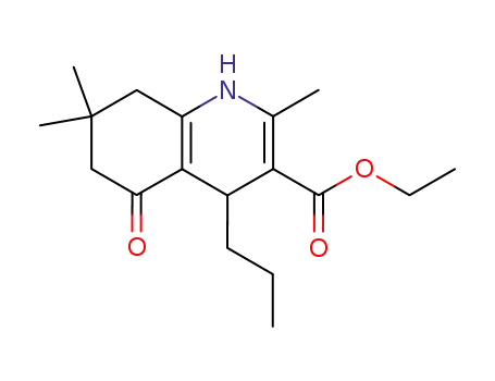 2,7,7-trimethyl-5-oxo-4-(n-propyl)-1,4,5,6,7,8-hexahydroquinoline-3-carboxylic acid ethyl ester