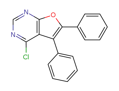 4-chloro-5,6-diphenylfuro[2,3-d]pyrimidine