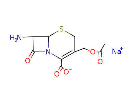 3-[(acetyloxy)methyl]-7-amino-8-oxo-5-thia-1-azabicyclo[4.2.0 ]oct-2-ene-2-carboxylic acid sodium salt