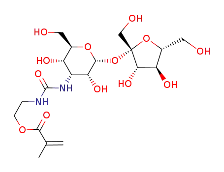 3-deoxy-3-N'-methacryloyloxyethylureido-α-D-allopyranosyl β-D-fructofuranoside