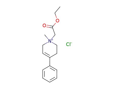 1-ethoxycarbonylmethyl-1-methyl-4-phenyl-1,2,3,6-tetrahydropyridinium chloride