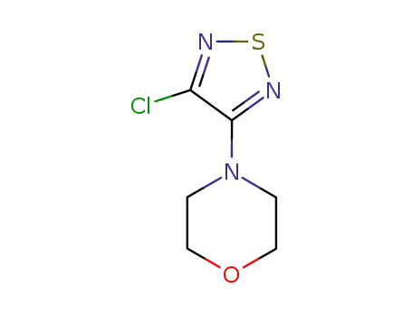 Molecular Structure of 30165-96-9 (3-Chloro-4-morpholino-1,2,5-thiadiazole)