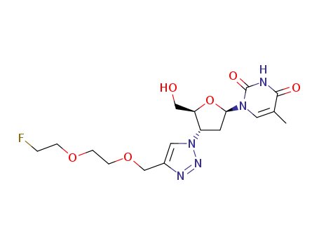 4-[2-(2-fluoroethoxy)ethoxymethyl]-1-(2-deoxythymidin-3-yl)-1H-[1,2,3]triazole