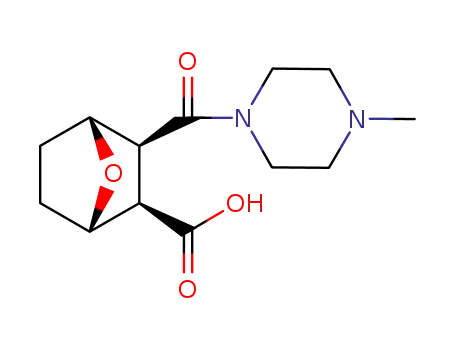 3-(4-methylpiperazine-1-carbonyl)-7-oxabicyclo[2.2.1]heptane-2-carboxylic acid