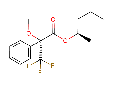 (R)-α-methoxy-α-(trifluoromethyl)phenylacetic acid (R)-2-pentyl ester