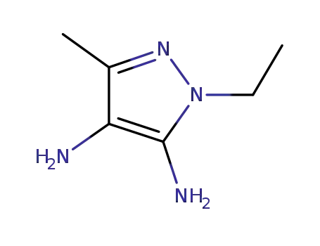 2-ethyl-5-methyl-2H-3,4-diaminopyrazole