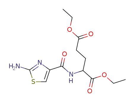 N-(2-amino-thiazole-4-carbonyl)-glutamic acid diethyl ester