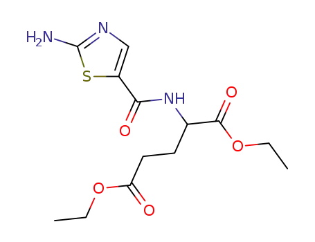 N-(2-amino-thiazole-5-carbonyl)-glutamic acid diethyl ester