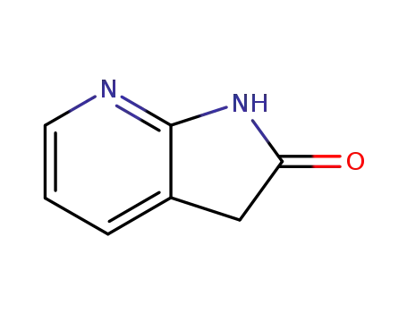 Molecular Structure of 5654-97-7 (1,3-DIHYDRO-2H-PYRROLO[2,3-B]PYRIDINE-2-ONE)