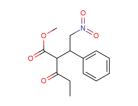 methyl 2-(2-nitro-1-phenylethyl)-3-oxopentanoate