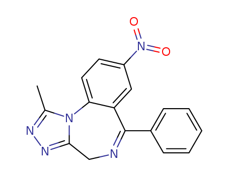 28910-99-8,NitrazolaM,NitrazolaM;1-methyl-8-nitro-6-phenyl-4H-benzo[f][1,2,4]triazolo[4,3-a][1,4]diazepine;1-Methyl-8-nitro-6-phenyl-4H-[1,2,4]triazolo[4,3-a][1,4]benzodiazepine;1-Methyl-8-nitro-6-phenyl-4H-s-triazolo[4,3-a][1,4]benzodiazepine