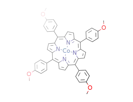 Tetrakis(4-methoxyphenyl)-21H,23H-porphine Cobalt(II)