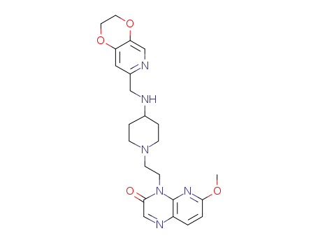 4-(2-{4-[(2,3-dihydro[1,4]dioxino[2,3-c]pyridin-7-ylmethyl)amino]piperidin-1-yl}ethyl)-6-methoxypyrido[2,3-b]pyrazin-3(4H)-one