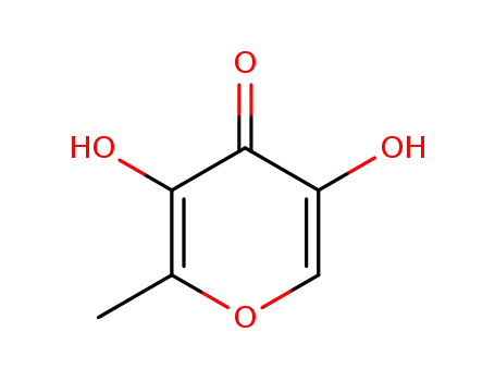 Molecular Structure of 1073-96-7 (4H-Pyran-4-one, 3,5-dihydroxy-2-methyl-)