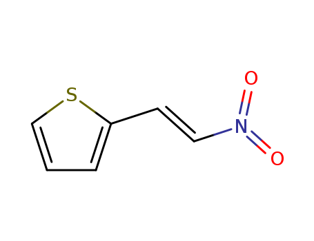 34312-77-1,(E)-2-(2-Nitroethenyl)thiophene,Thiophene,2-(2-nitroethenyl)-, (E)-;Thiophene, 2-(2-nitrovinyl)-, (E)- (8CI);(E)-1-Nitro-2-(thien-2-yl)ethene;2-(E)-2-Nitroethenylthiophene;2-[(1E)-2-Nitroethenyl]thiophene;2-[(E)-2-Nitroethenyl]thiophene;trans-2-(2-Nitroethenyl)thiophene;trans-2-(2-Nitrovinyl)thiophene;