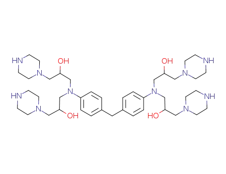 4,4'-methylene-bis(N,N-di-2-hydroxypropyl-3-piperazinylaniline)
