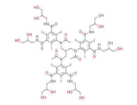 tris(N-acetyl-N-(3,5-bis(2',3'-dihydroxypropylaminocarbonyl)-2,4,6-triiodophenyl)aminomethyl)methane