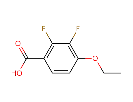 Molecular Structure of 124728-45-6 (Benzoic acid, 4-ethoxy-2,3-difluoro- (9CI))