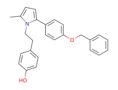 4-{2-[2-(4-benzyloxyphenyl)-5-methyl-1H-pyrrol-1-yl]ethyl}phenol