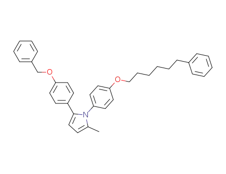 2-(4-Benzyloxyphenyl)-5-methyl-1-[4-(6-phenylhexyloxy)-phenyl]-1H-pyrrole