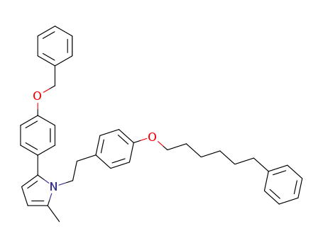 2-(4-benzyloxyphenyl)-5-methyl-1-{2-[4-(6-phenylhexyloxy)phenyl]ethyl}-1H-pyrrole