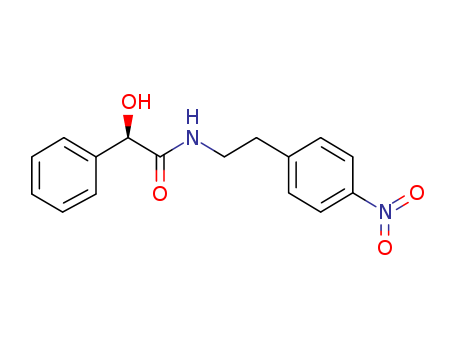 521284-19-5,(alphaR)-alpha-Hydroxy-N-[2-(4-nitrophenyl)ethyl]benzeneacetamide,(2R)-2-Hydroxy-N-[2-(4-nitrophenyl)ethyl]-2-phenylacetamide; Mirabegron Intermediate 1; (alphaR)-alpha-Hydroxy-N-[2-(4-nitrophenyl)ethyl]benzeneacetamide; (R)-2-hydroxy-N-(4-nitrophenethyl)-2-phenylacetamide