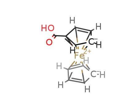 Molecular Structure of 1271-42-7 (Ferrocenecarboxylic acid)
