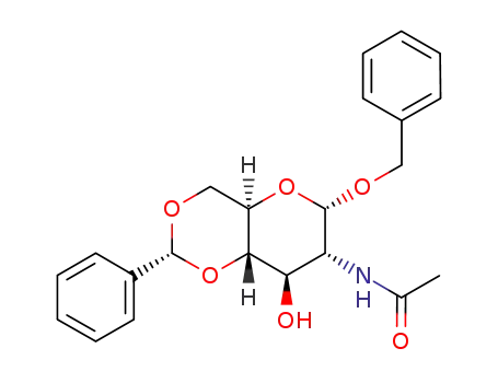 benzyl 2-acetamido-4,6-O-benzylidene-2-deoxy-α-D-glucopyranoside