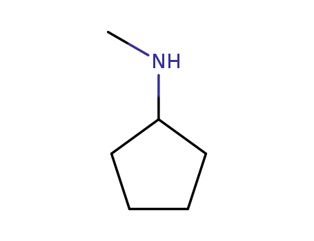 Molecular Structure of 2439-56-7 (CYCLOPENTYL-METHYL-AMINE)