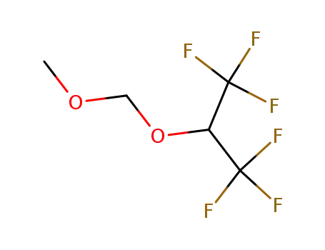 Molecular Structure of 194039-87-7 (Propane, 1,1,1,3,3,3-hexafluoro-2-(methoxymethoxy)-)
