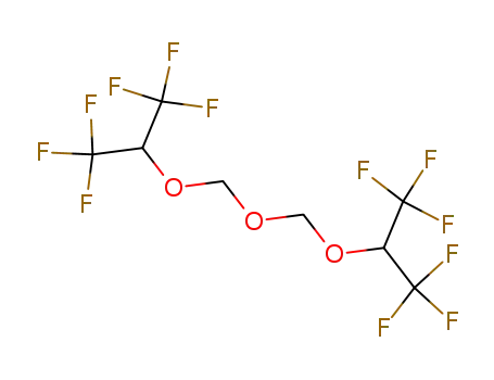 Molecular Structure of 194039-83-3 (Propane, 2,2'-[oxybis(methyleneoxy)]bis[1,1,1,3,3,3-hexafluoro-)