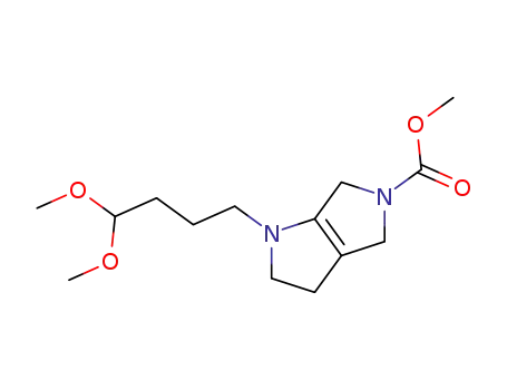 (cis)-1-(4,4-Dimethoxy-butyl)-hexahydro-pyrrolo[3,4-b]pyrrole-5-carboxylic acid methyl ester