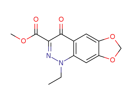 1-Ethyl-6,7-methylenedioxy-4(1H)-oxocinnoline-3-carboxylic acid, methyl ester