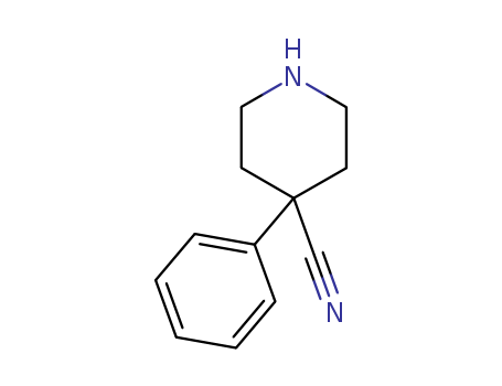 4-Piperidinecarbonitrile, 4-phenyl-