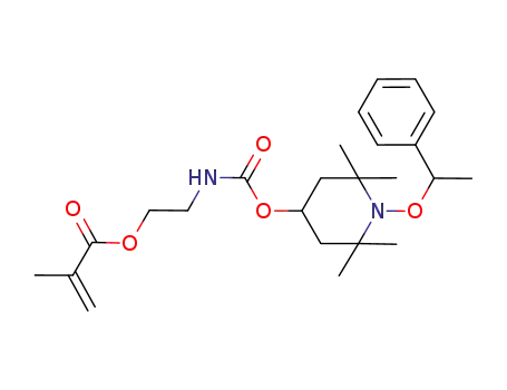 4-(2'-methacryloyloxyethylcarbamyl)-1-((1'-phenylethyl)oxy)-2,2,6,6-tetramethylpiperidine
