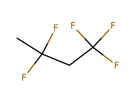 Molecular Structure of 406-58-6 (1,1,1,3,3-Pentafluorobutane)