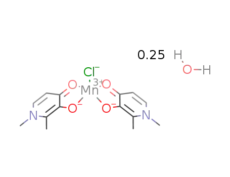 Mn(1,2-dimethyl-3-hydroxy-4-pyridinone(1-))2Cl*0.25H2O
