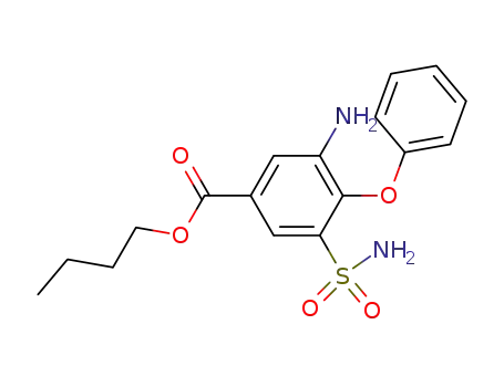 Benzoic acid, 3-amino-5-(aminosulfonyl)-4-phenoxy-, butyl ester