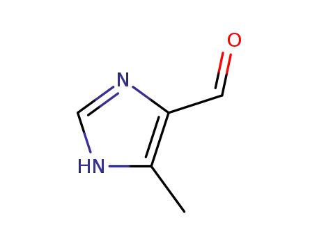 Molecular Structure of 68282-53-1 (5-Methyl-1H-imidazole-4-carbaldehyde)