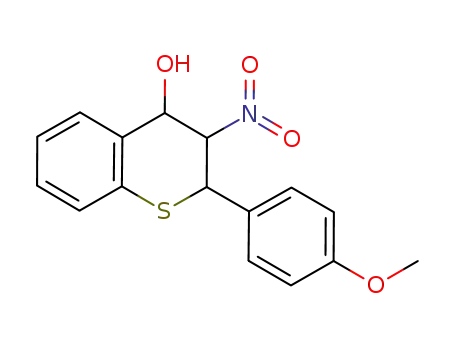 2-(4-methoxyphenyl)-3-nitro-thiochroman-4-ol