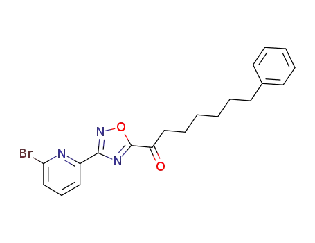 1-(3-(6-bromopyridin-2-yl)-1,2,4-oxadiazol-5-yl)-7-phenylheptan-1-one