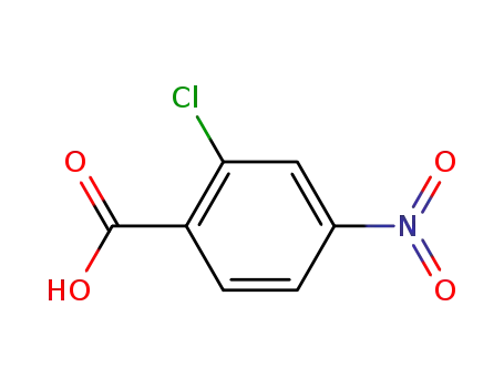 Molecular Structure of 99-60-5 (2-Chloro-4-nitrobenzoic acid)