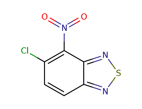 Molecular Structure of 2274-89-7 (5-Chloro-4-nitro-2,1,3-benzothiadiazole)