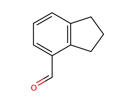 Molecular Structure of 51932-70-8 (1H-Indene-4-carboxaldehyde, 2,3-dihydro- (9CI))